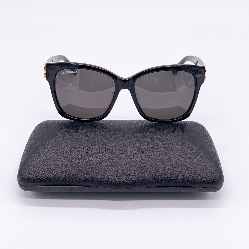 NEW BALENCIAGA BB0102SA 001 SUNGLASSES - Picture 4 of 15